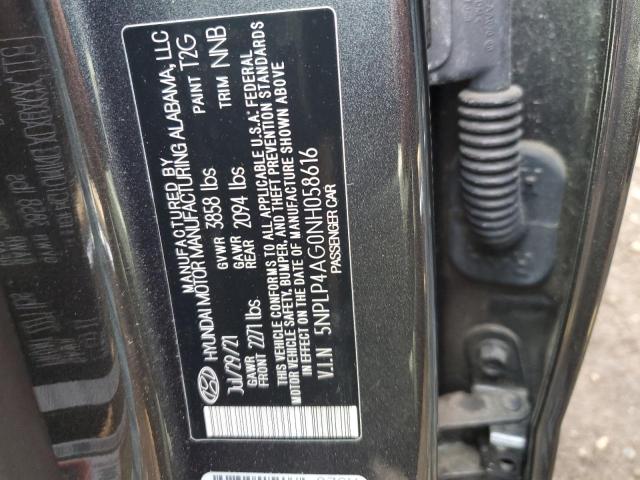 Photo 9 VIN: 5NPLP4AG0NH058616 - HYUNDAI ELANTRA LI 