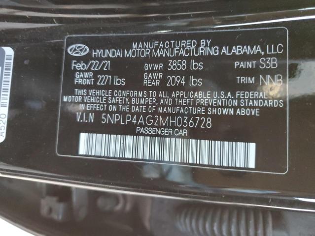 Photo 11 VIN: 5NPLP4AG2MH036728 - HYUNDAI ELANTRA LI 