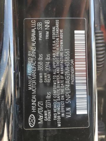 Photo 12 VIN: 5NPLP4AG2MH038561 - HYUNDAI ELANTRA LI 