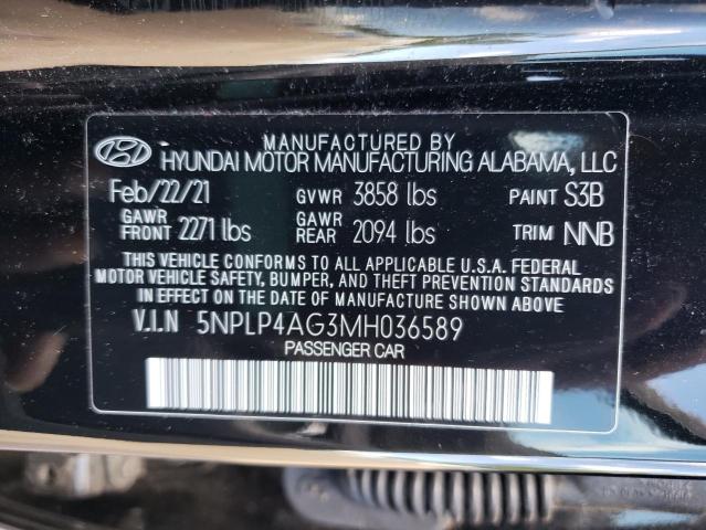 Photo 9 VIN: 5NPLP4AG3MH036589 - HYUNDAI ELANTRA 