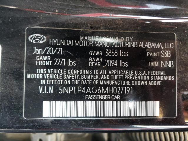 Photo 9 VIN: 5NPLP4AG6MH027191 - HYUNDAI ELANTRA LI 