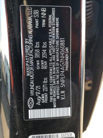 Photo 11 VIN: 5NPLP4AG7NH060881 - HYUNDAI ELANTRA LI 