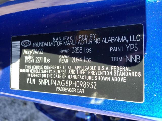 Photo 12 VIN: 5NPLP4AG8PH098932 - HYUNDAI ELANTRA LI 