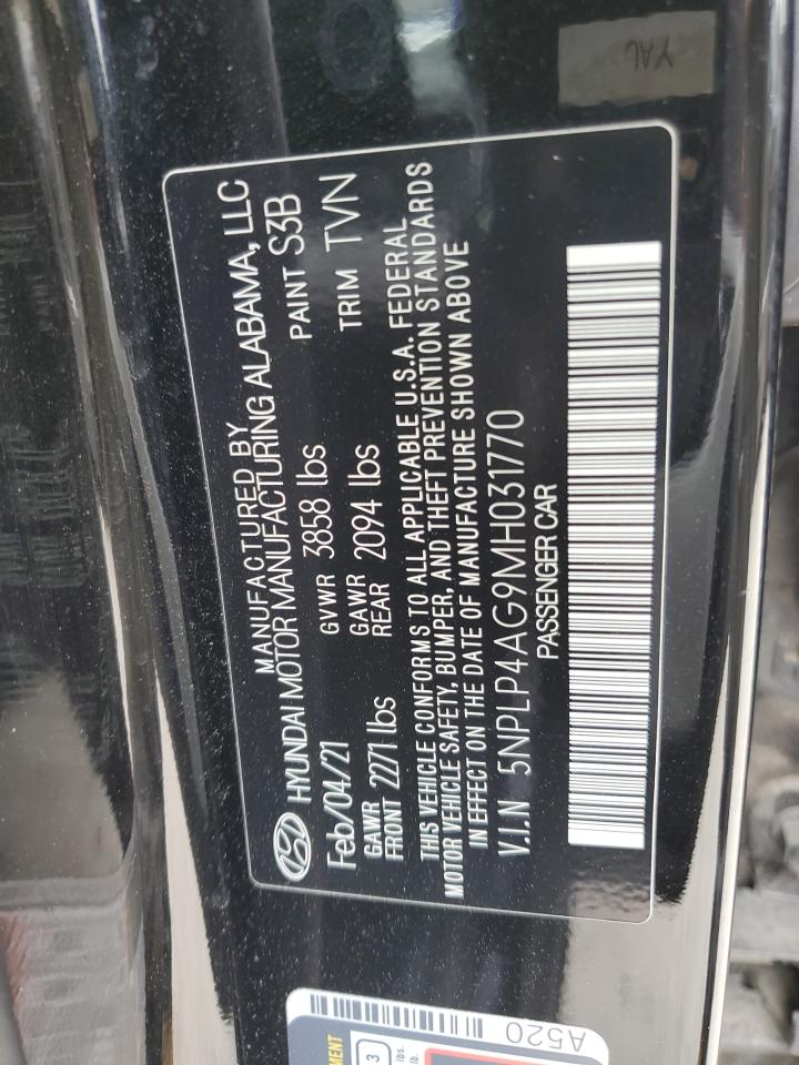 Photo 11 VIN: 5NPLP4AG9MH031770 - HYUNDAI ELANTRA 