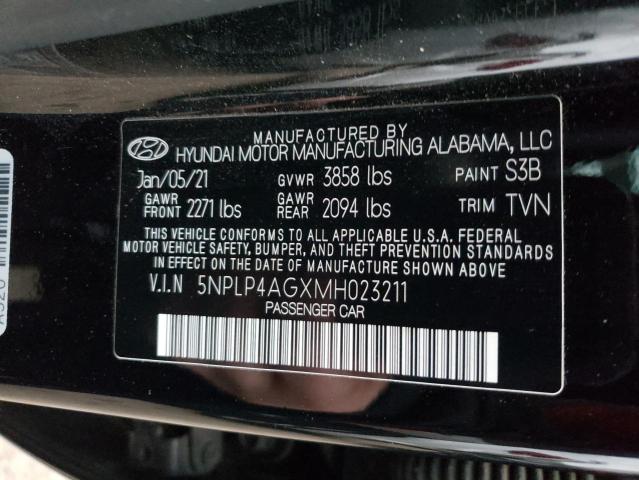 Photo 9 VIN: 5NPLP4AGXMH023211 - HYUNDAI ELANTRA LI 