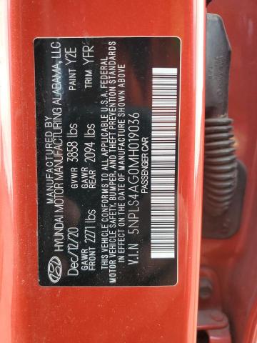 Photo 11 VIN: 5NPLS4AG0MH019036 - HYUNDAI ELANTRA SE 