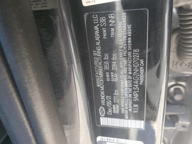 Photo 12 VIN: 5NPLS4AG2NH070278 - HYUNDAI ELANTRA SE 