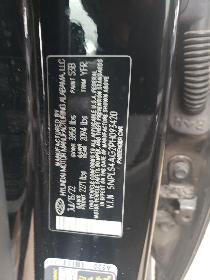 Photo 12 VIN: 5NPLS4AG2PH093420 - HYUNDAI ELANTRA 