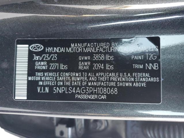 Photo 11 VIN: 5NPLS4AG3PH108068 - HYUNDAI ELANTRA 