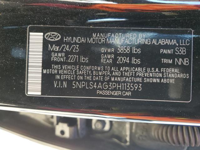 Photo 12 VIN: 5NPLS4AG3PH113593 - HYUNDAI ELANTRA 