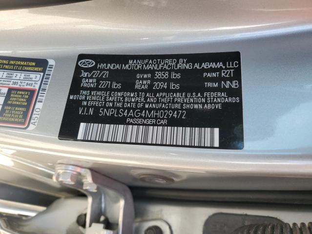 Photo 11 VIN: 5NPLS4AG4MH029472 - HYUNDAI ELANTRA SE 