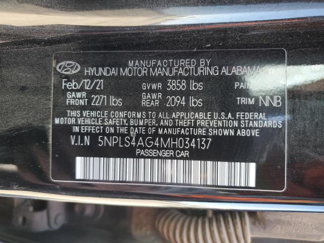 Photo 11 VIN: 5NPLS4AG4MH034137 - HYUNDAI ELANTRA SE 