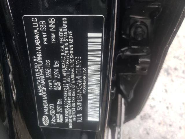 Photo 9 VIN: 5NPLS4AG6MH008123 - HYUNDAI ELANTRA SE 