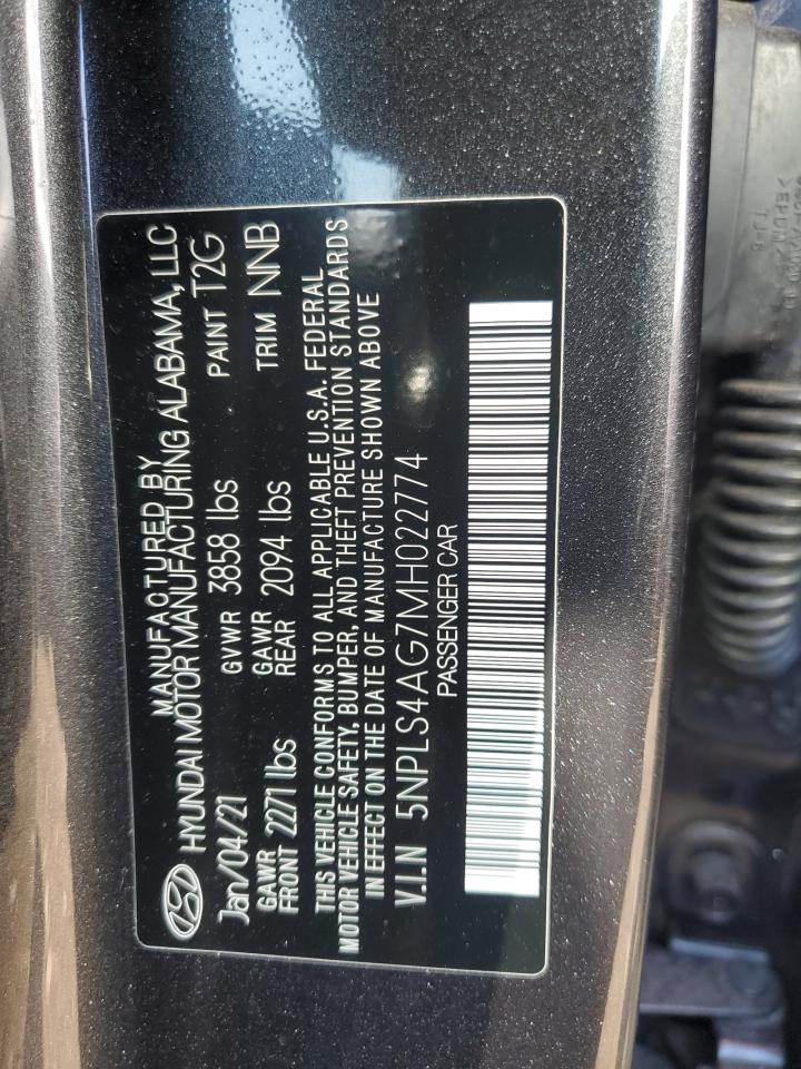 Photo 11 VIN: 5NPLS4AG7MH022774 - HYUNDAI ELANTRA 