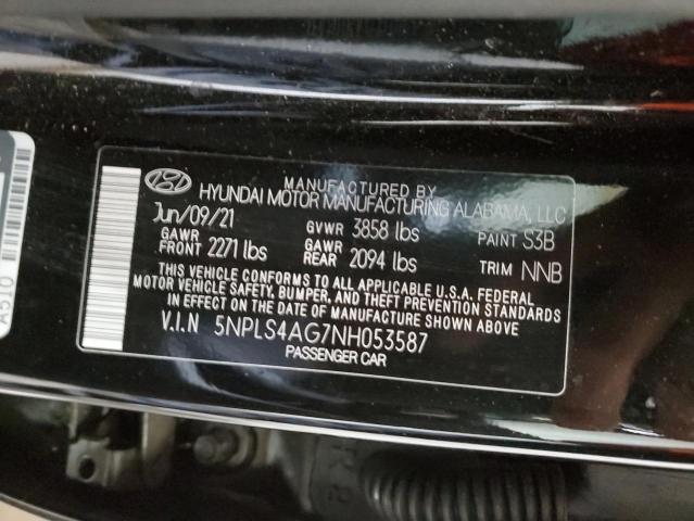 Photo 11 VIN: 5NPLS4AG7NH053587 - HYUNDAI ELANTRA 