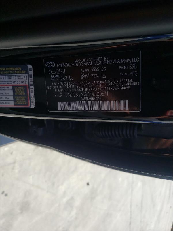 Photo 9 VIN: 5NPLS4AG8MH005711 - HYUNDAI ELANTRA SE 