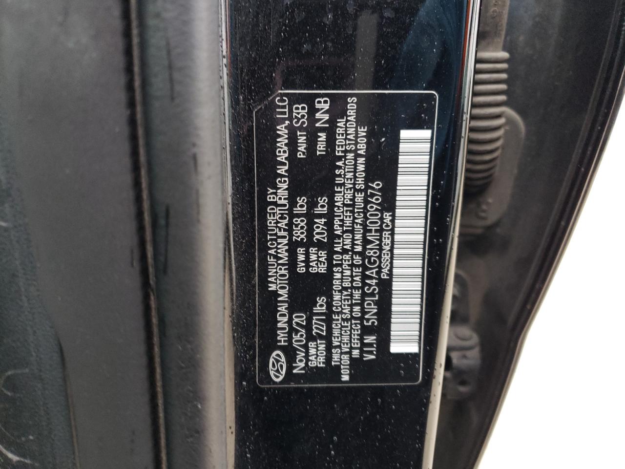 Photo 12 VIN: 5NPLS4AG8MH009676 - HYUNDAI ELANTRA 