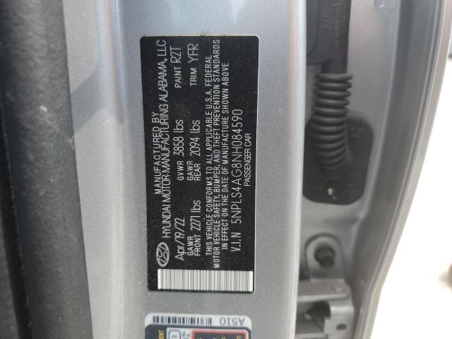 Photo 12 VIN: 5NPLS4AG8NH084590 - HYUNDAI ELANTRA SE 