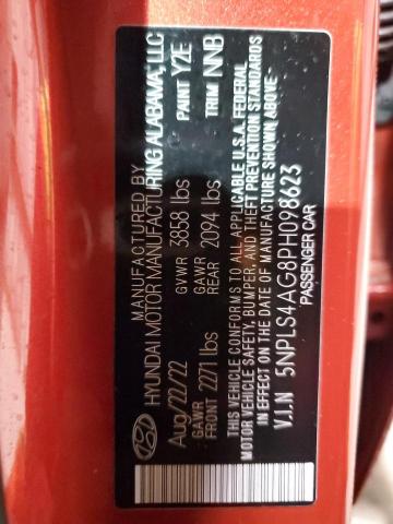 Photo 11 VIN: 5NPLS4AG8PH098623 - HYUNDAI ELANTRA SE 