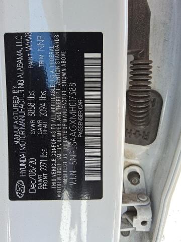 Photo 11 VIN: 5NPLS4AGXMH017388 - HYUNDAI ELANTRA SE 