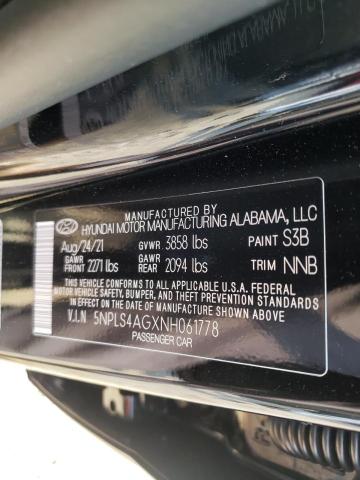 Photo 9 VIN: 5NPLS4AGXNH061778 - HYUNDAI ELANTRA SE 