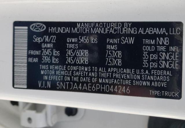 Photo 11 VIN: 5NTJA4AE6PH044246 - HYUNDAI SANTA CRUZ 