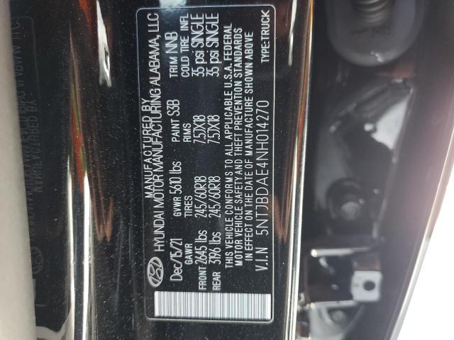 Photo 12 VIN: 5NTJBDAE4NH014270 - HYUNDAI SANTA CRUZ 