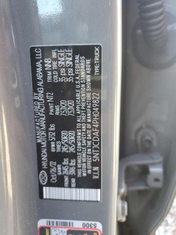 Photo 12 VIN: 5NTJCDAF4PH049822 - HYUNDAI SANTA CRUZ 