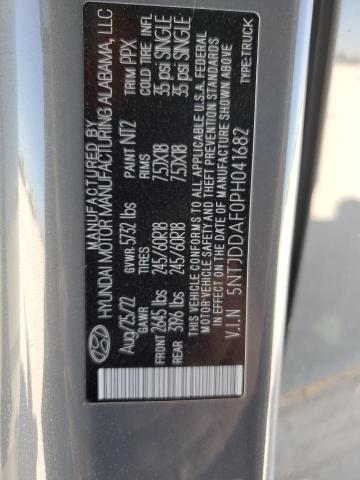 Photo 11 VIN: 5NTJDDAF0PH041682 - HYUNDAI SANTA CRUZ 