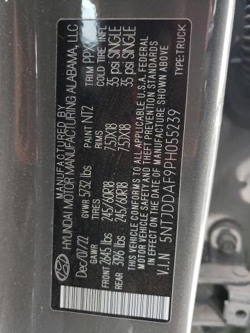 Photo 12 VIN: 5NTJDDAF9PH055239 - HYUNDAI SANTA CRUZ 