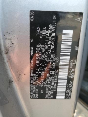 Photo 12 VIN: 5TBBT44116S482082 - TOYOTA TUNDRA ACC 