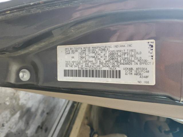 Photo 11 VIN: 5TBBT44123S393147 - TOYOTA TUNDRA ACC 