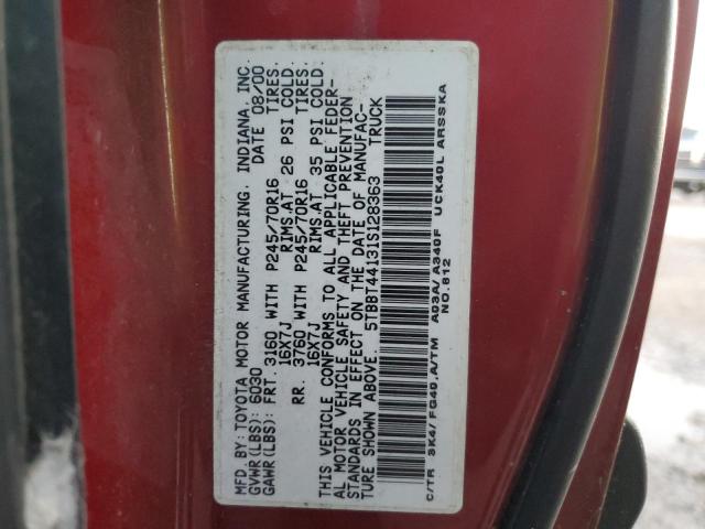 Photo 11 VIN: 5TBBT44131S128363 - TOYOTA TUNDRA ACC 