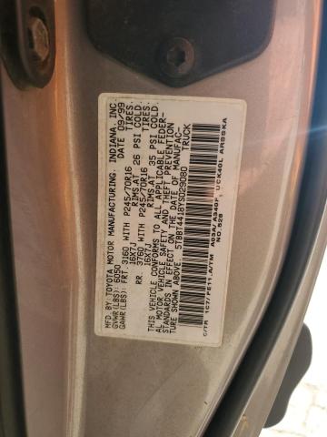 Photo 11 VIN: 5TBBT4418YS029080 - TOYOTA TUNDRA ACC 