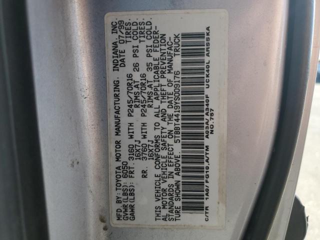 Photo 11 VIN: 5TBBT4419YS009176 - TOYOTA TUNDRA ACC 