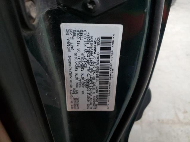 Photo 11 VIN: 5TBBT4810YS043436 - TOYOTA TUNDRA ACC 