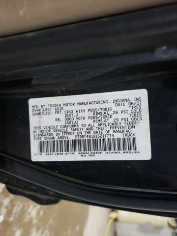 Photo 11 VIN: 5TBBT48191S211774 - TOYOTA TUNDRA ACC 