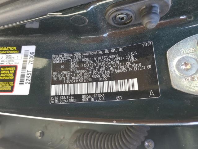 Photo 12 VIN: 5TBBV54148S497890 - TOYOTA TUNDRA DOU 