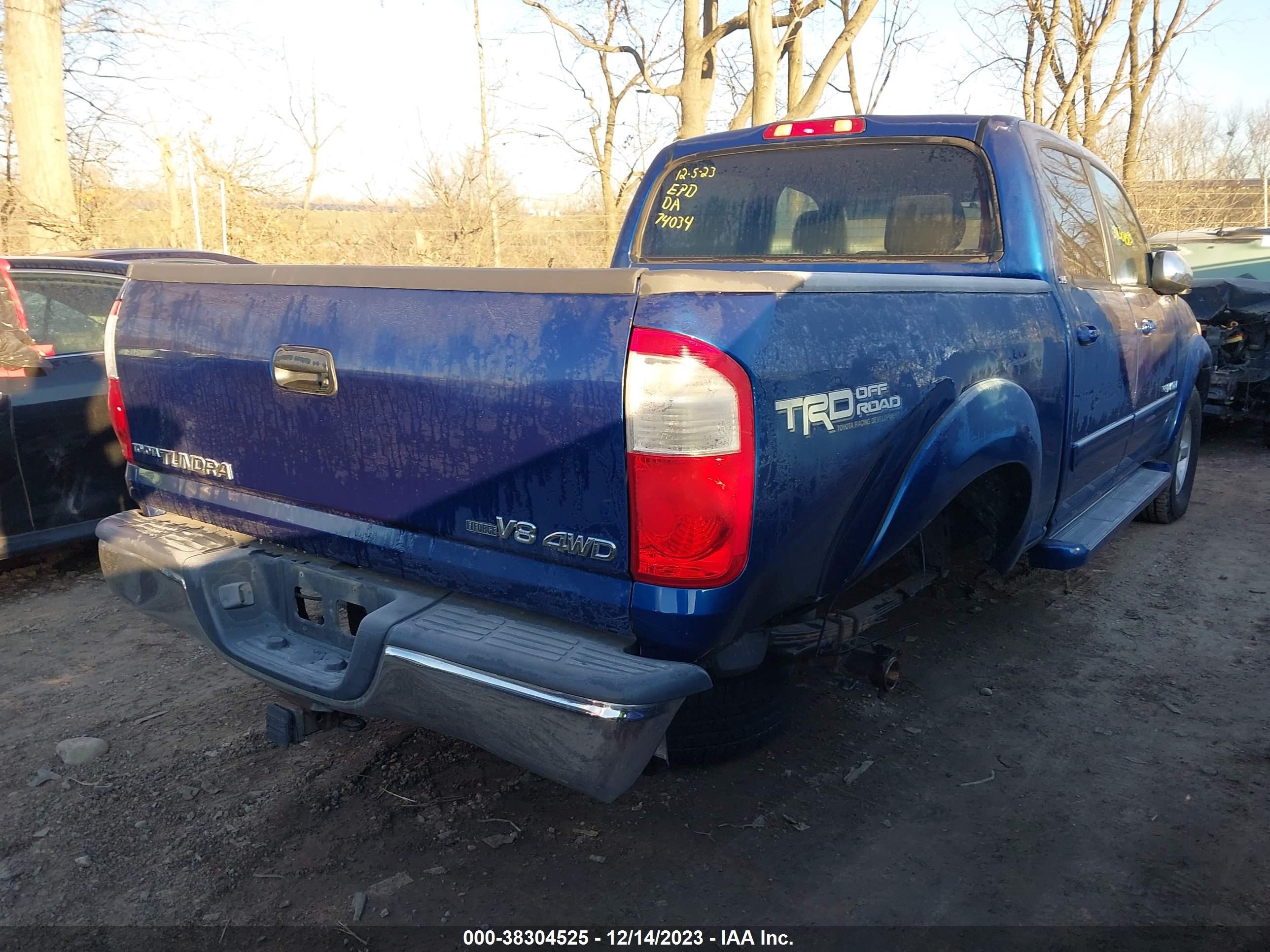 Photo 4 VIN: 5TBDT44126S528270 - TOYOTA TUNDRA 