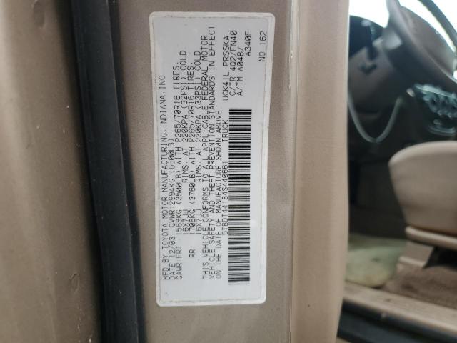 Photo 12 VIN: 5TBDT44184S440661 - TOYOTA TUNDRA DOU 