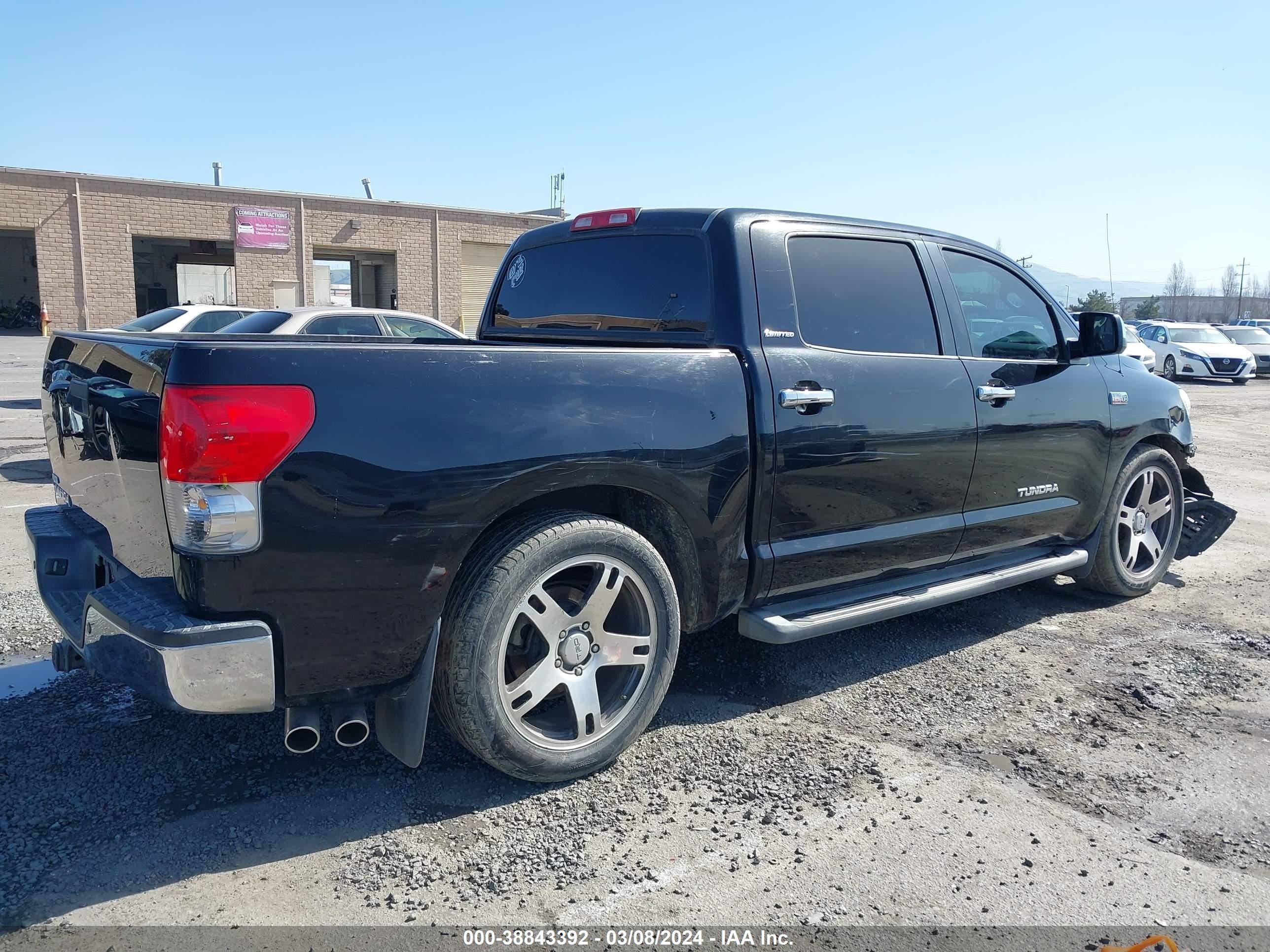 Photo 3 VIN: 5TBEV58107S458607 - TOYOTA TUNDRA 