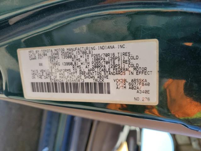 Photo 11 VIN: 5TBRN34124S445073 - TOYOTA TUNDRA ACC 