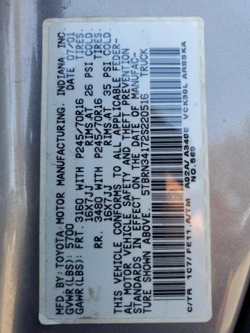 Photo 11 VIN: 5TBRN34172S220516 - TOYOTA TUNDRA 