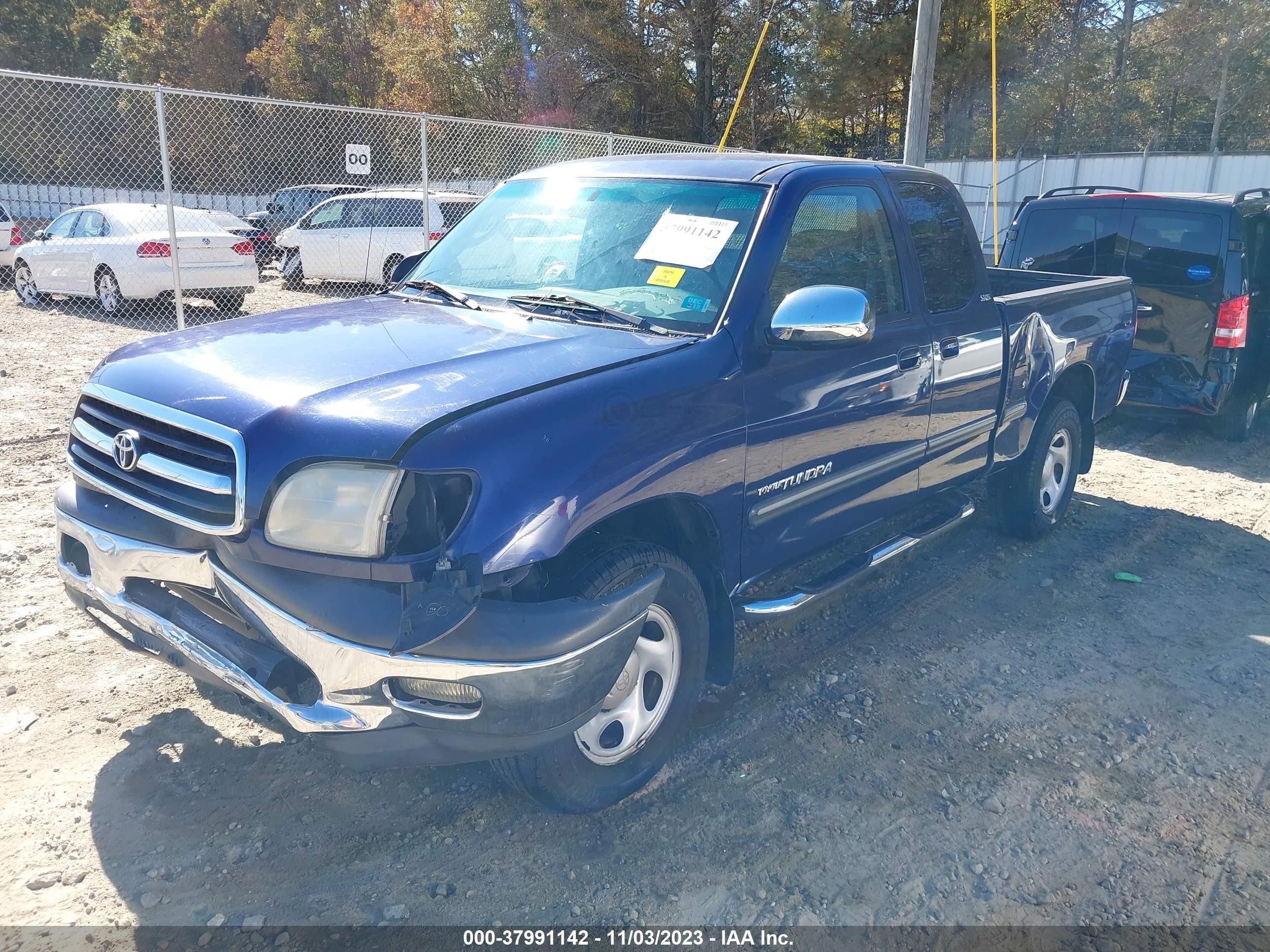 Photo 1 VIN: 5TBRN341X2S280144 - TOYOTA TUNDRA 