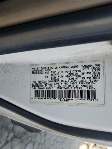 Photo 11 VIN: 5TBRT34101S127275 - TOYOTA TUNDRA ACC 