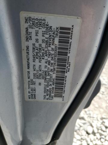 Photo 11 VIN: 5TBRT3410YS033097 - TOYOTA TUNDRA ACC 