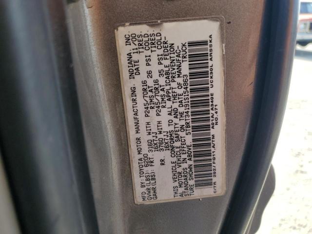 Photo 11 VIN: 5TBRT34191S154863 - TOYOTA TUNDRA ACC 