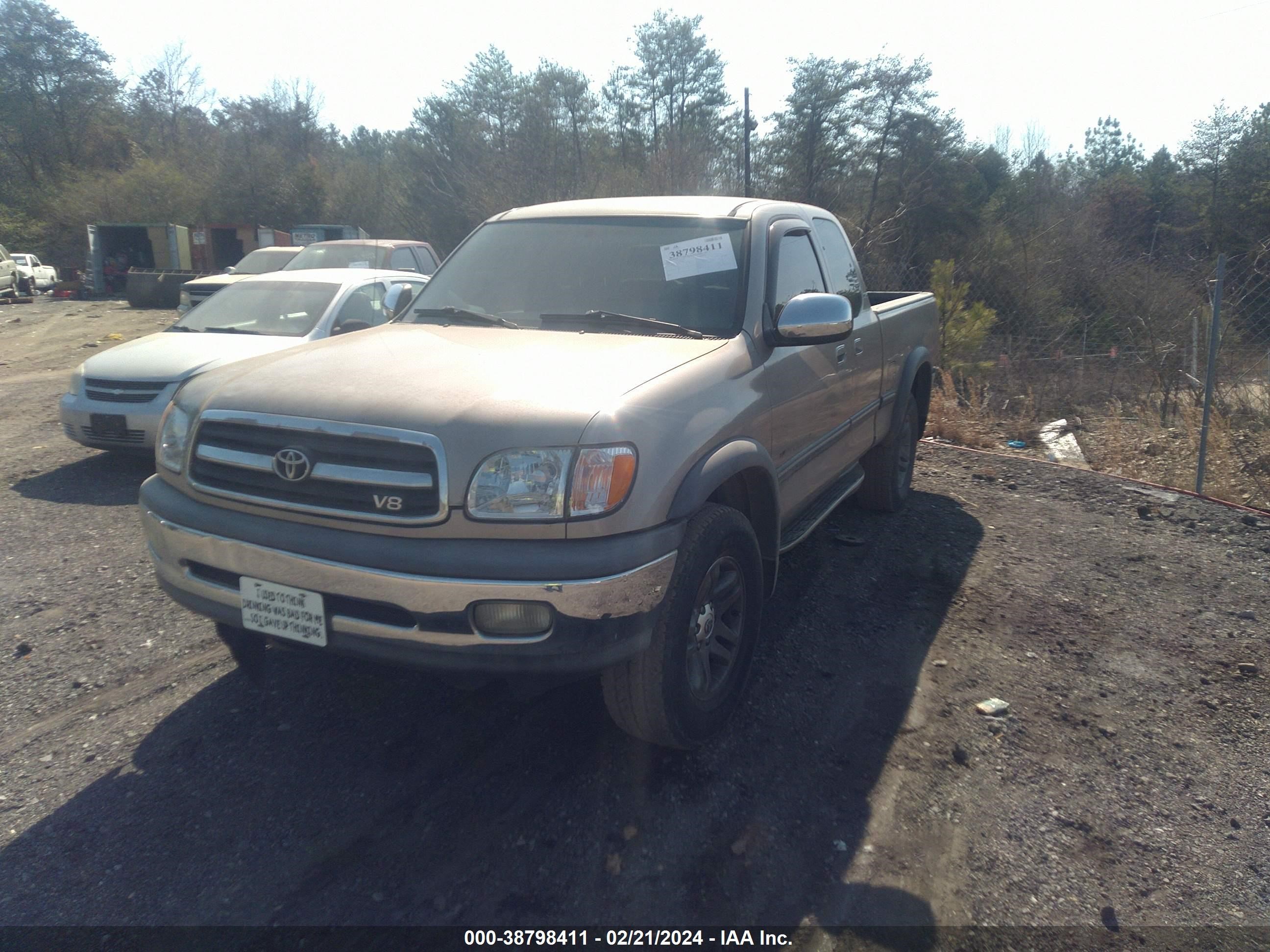 Photo 1 VIN: 5TBRT34192S308876 - TOYOTA TUNDRA 