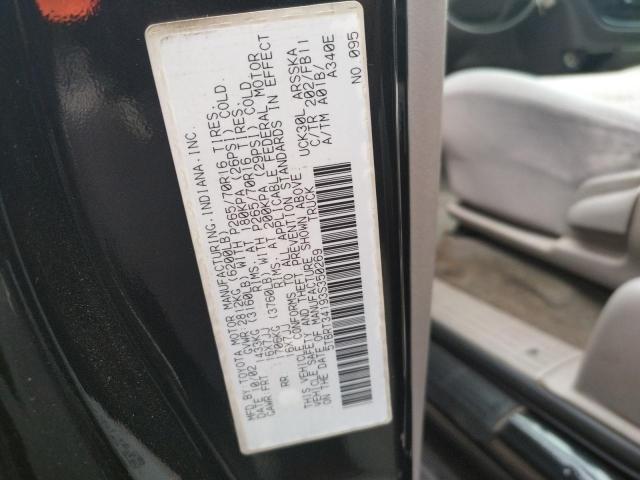 Photo 9 VIN: 5TBRT34193S350269 - TOYOTA TUNDRA ACC 