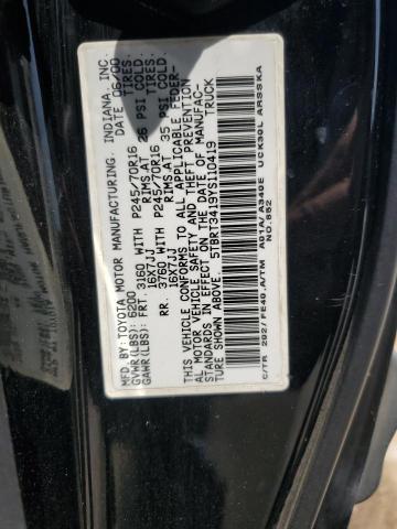 Photo 11 VIN: 5TBRT3419YS110419 - TOYOTA TUNDRA ACC 